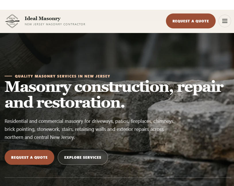 Prezantimi i projektit Ideal Masonry