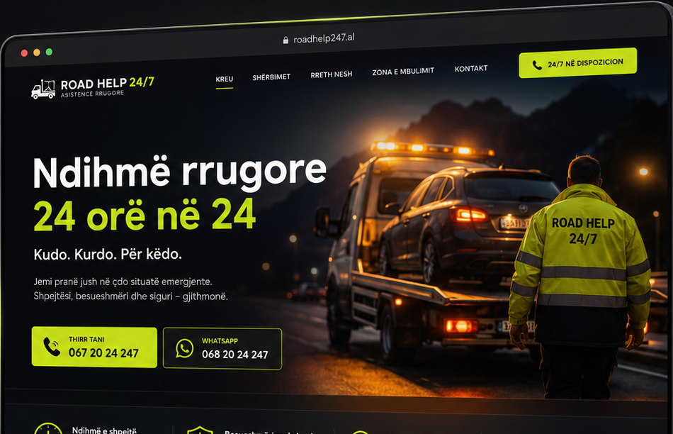 Prezantimi i projektit Road Help 24/7